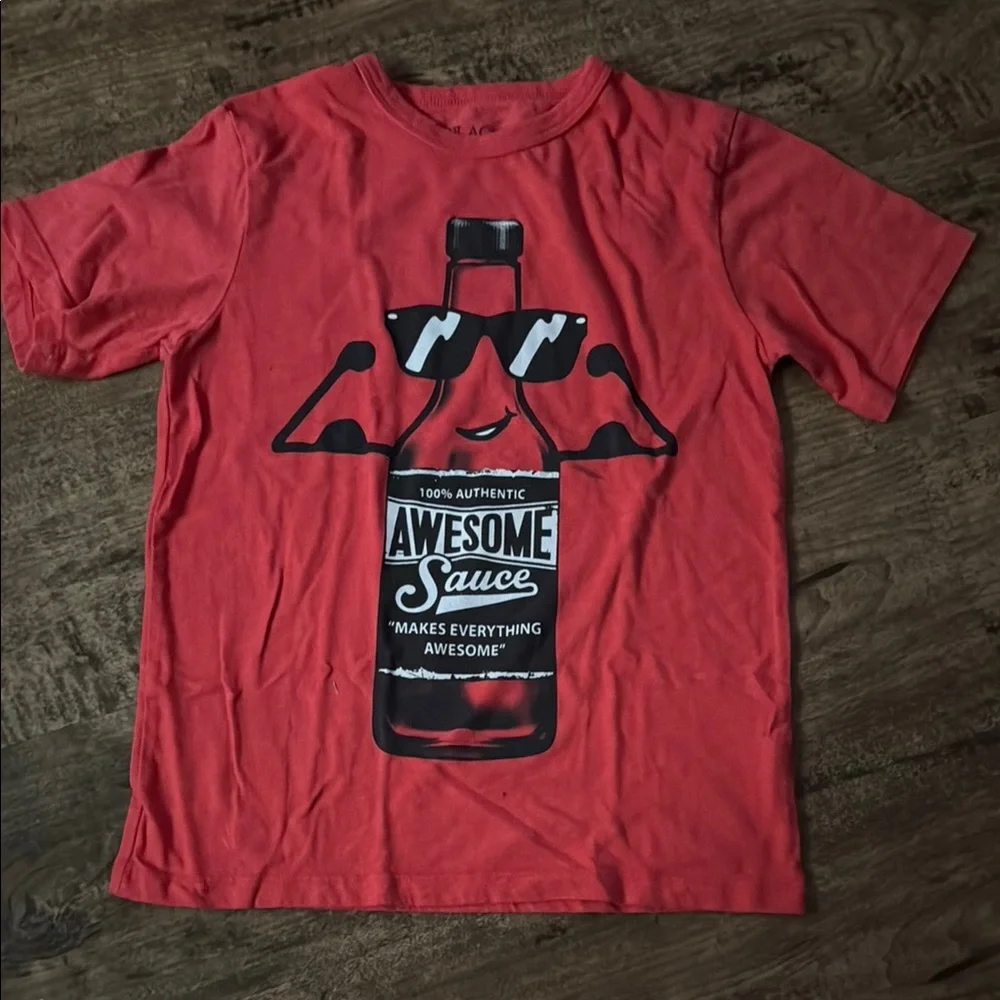 The Children's Place Red Awesome Sauce Tee
